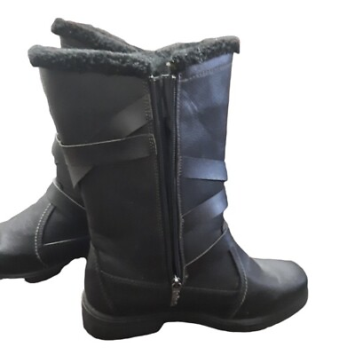 Totes Boots Snow and Rain Boots Totes Size 11 Black Fur Trimmed $35.00