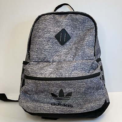 #ad Adidas Youth Originals Base Backpack Onix Jersey Black Nice Condition