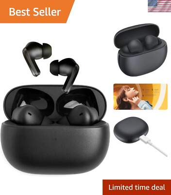 #ad Lightweight Bluetooth Earbuds with Media Control Enhanced Sound Experience