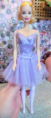 #ad Vintage Purple Ballerina Barbie Doll