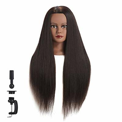 #ad Hairginkgo Mannequin Head 26quot; 28quot; Super Long Synthetic Hair Manikin Head Styling