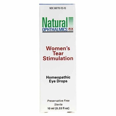 #ad Natural Ophthalmics Women#x27;s Tear Stimulation Eye drops 10 ml Exp. 9 31 2024
