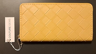 #ad Couture Gems Quilted Wristlet Wallets for Women Travel Wristlet with Strap