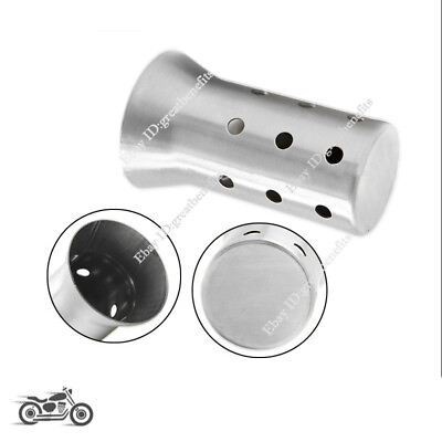 #ad Universal 51mm DB Killer Removable Silencer For Motorcycle Exhaust Muffler