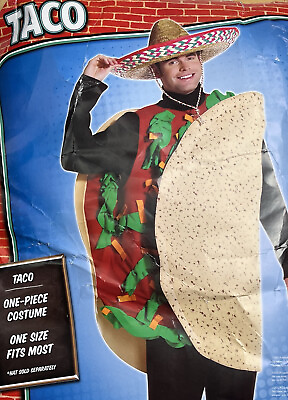 #ad rasta imposta NWT adult one piece one size taco costume Q1