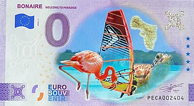 #ad Ticket 0 Euro Bonaire Welcome To Paradise Pays Down Colour 2022 Number Various