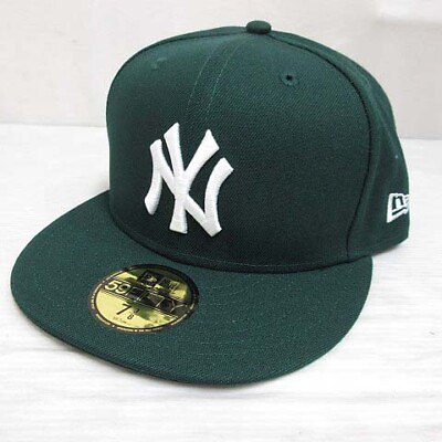 #ad New Era 59Fifty 5950 Mlb York Yankees Baseball Cap Hat 7 3 8 58.7Cm Green