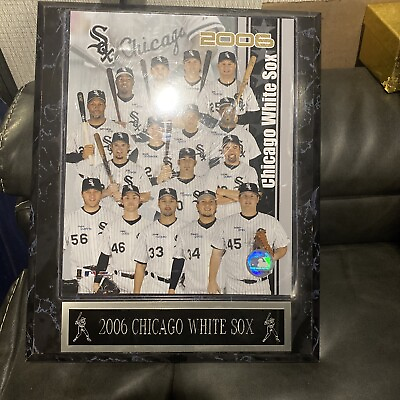 #ad Chicago White Sox wooden Plaque 13X12