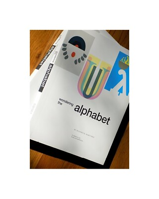 #ad Wondering the Alphabet Art Poetry History of Typography coffee table book 