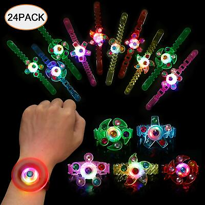 #ad Light Up Bracelet Glow in The Dark Party Favors for Kids 24pk Wristband LED Neon