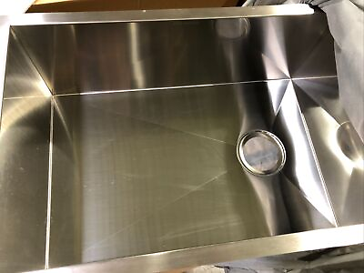 #ad Glacier Bay All in One Zero Radius Undermount Stainless 27 in. Single Bowl Sink