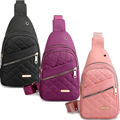 Women Crossbody Shoulder Bags Chest Sling Bag Fanny Packs Travel Sports Backpack
