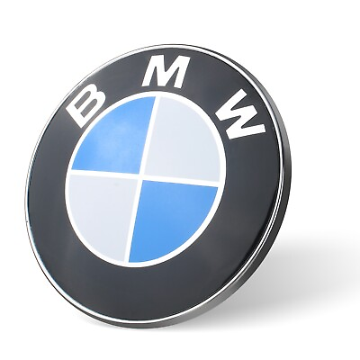 #ad For BMW 82mm Car Front Hood Trunk Emblem Replacement Badge