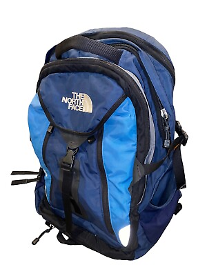#ad #ad The North Face Mens Backpack Surge Camping Hiking Pockets Blue