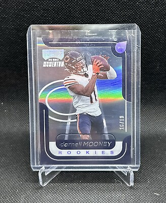 #ad 2020 Chronicles Playoff Momentum Holo #10 10 Darnell Mooney RC LAST ON PRINT