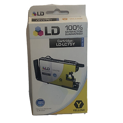 #ad LD LC75Y for Brother Yellow Ink Cartridge For MFC J280W MFC J435W MFC J835DW