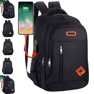 #ad Boys Laptop Backpacks Large Capacity Travel Backpack Men Anti Theft College