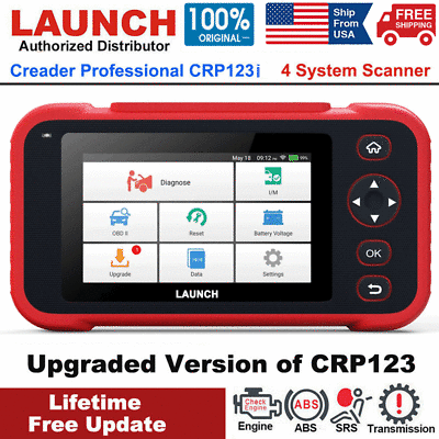 #ad LAUNCH CRP123i OBD2 Scanner Car Diagnostic Tool ABS SRS Engine AT Code Reder