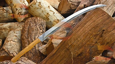 #ad Handmade D2 Tool Steel Curve Sword Battle Ready Sword