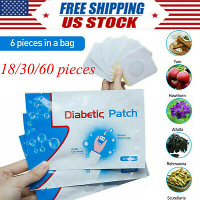 #ad 30 300 Diabetic Patch Natural Herbs Reduce High Blood Sugar Plaster Health Care