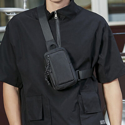 #ad #ad Men#x27;s Shoulder Bag Oxford Chest Bag Sling Crossbody Bag Casual Travel Phone Bag