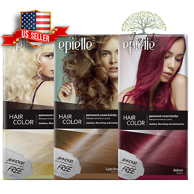 🆕epielle® Hair Color Permanent Dye for Women2 PACK AMMONIA FREE 🇺🇸 SELLER $3.10