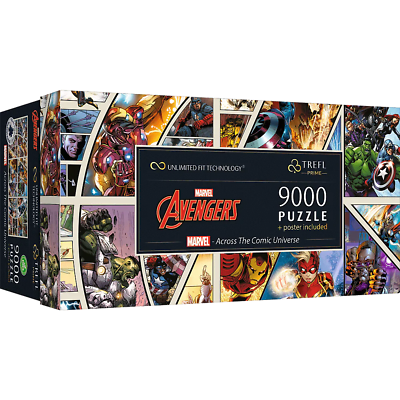 #ad Trefl Prime 9000 Piece Puzzle Marvel Across the Comic Universe