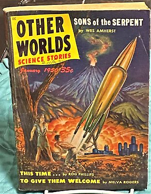 #ad Rog Phillips Wes Amherst OTHER WORLDS SCIENCE STORIES JANUARY 1950 VOLUME 1