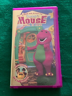 #ad VHS COME ON OVER TO BARNEY#x27;S HOUSE DIRECT TO VIDEO 2000