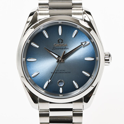 #ad Omega Seamaster Aqua Terra 150M Summer Blue Master Chronometer Watch
