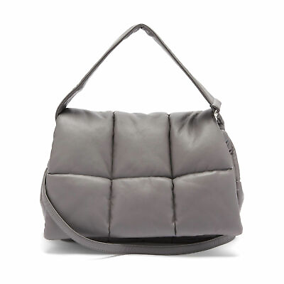 Leather Sling Shoulder Bags Large Square Square Women Clutch Handbags $108.93