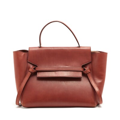 #ad Celine Belt Bag Mini Leather 2WAY Handbag Brown