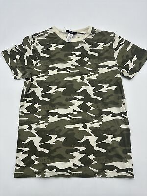 #ad Guess Kids T Shirt Youth Girl Large Camouflage…#2667