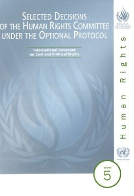 #ad SELECTED DECISIONS OF THE HUMAN RIGHTS COMMITTEE UNDER THE By United Nations