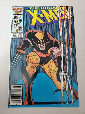 #ad Uncanny X Men #207 1986 John Romita Jr. Wolverine Cover VF NM Condition
