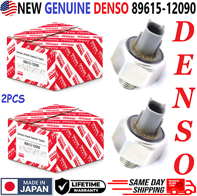 #ad GENUINE DENSO x2 Engine Knock Sensors For 1992 2004 Toyota amp; Lexus 89615 12090