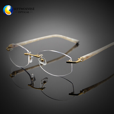Designer Women#x27;s Rimless Reading Glasses UV400 Coating Lens Reader 0.00 5.00 $28.45