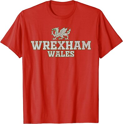 #ad Wrexham Wales Retro Vintage Unisex T Shirt