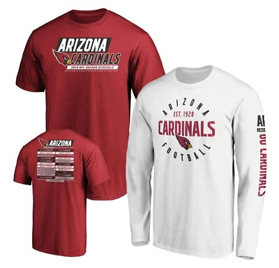 #ad Arizona CARDINALS Official NFL Fanatics Men#x27;s 3 in 1 T shirt Combo 2 Shirts L