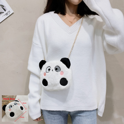 Girl Kawaii Panda Shoulder Bag Crossbody Cute Animal Japanese Style Sweet $12.56