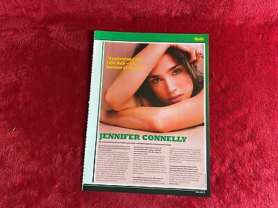 #ad PAD38 PICTURE ARTICLE 12X9 JENNIFER CONNELLY