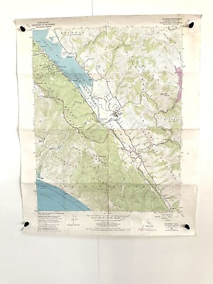 #ad USGS Topo Map Vintage : Inverness CA 1971 BEAUTIFUL California Original Map
