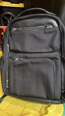 #ad Tumi Arrive Bradley Backpack Mens Black 255012D2 Quick Access Pocket Beauty