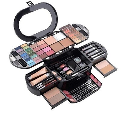 CAMEO OVAL ALL IN ONE EYESHADOW LIP FACE BLUSH POWDER MAKEUP COSMETIC SET $59.99