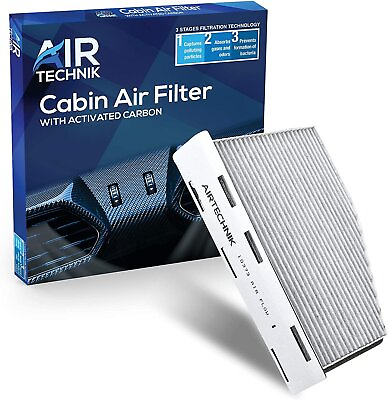 #ad AirTechnik CF10373 Cabin Air Filter w Activated Carbon Fits Audi A3 A3...