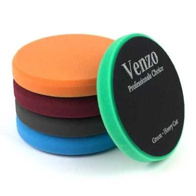 #ad Venzo 6 Inch Buffing Polishing Pads 5 Pcs 6.5quot; Front Side for 150mm Backing P...