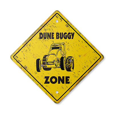 #ad Dune Buggy Vintage Crossing Sign Xing Plastic Rustic racing desert sand rails bu