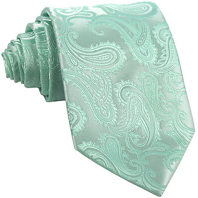 #ad CLEARANCE MEN#x27;S PAISLEY Microfiber SELF TIE NECK TIE FORMAL PARTY WEDDING PROM