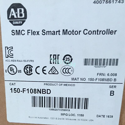 #ad NEW Allen Bradley 150 C108NBD B SMC 3 Smart Motor Controller 108A Fast Ship 1PC