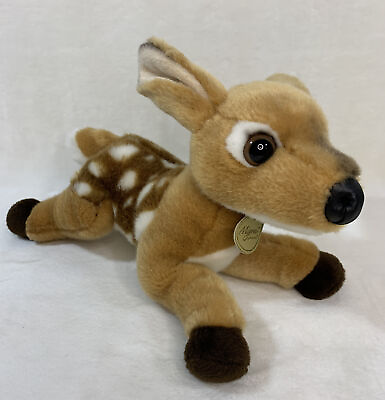#ad Miyoni Spotted Deer Fawn Plush by Aurora 9” Stuffed Animal Deer Realistic